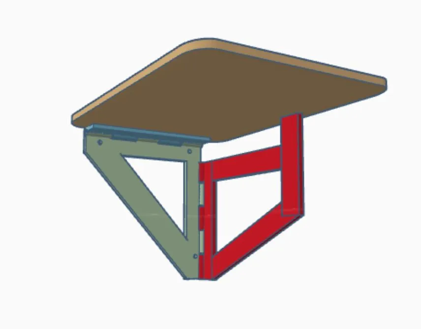 Bàn gập INIMI treo tường cho không gian nhỏ gọn