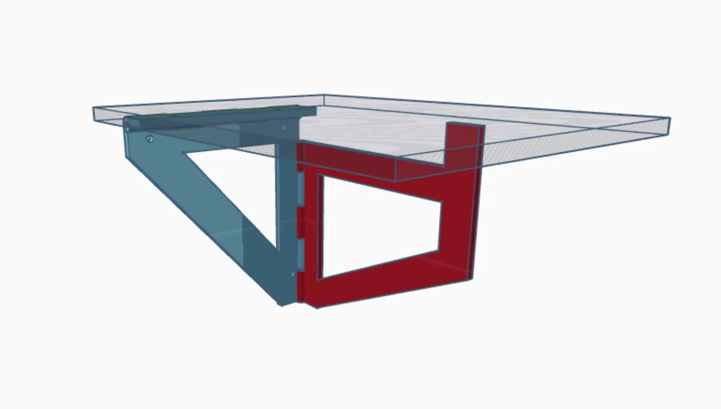 Bàn gập INIMI treo tường cho không gian nhỏ gọn