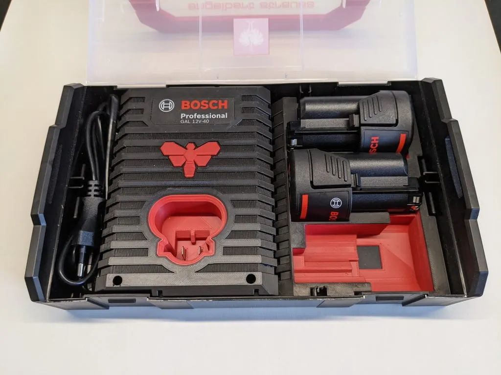 Vỏ bảo vệ cho Bosch GAL 12v-40 và 3 pin GBA 12V 3.0Ah