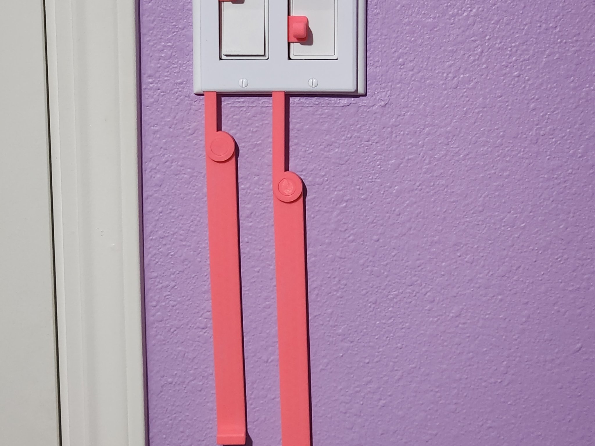 Mở rộng công tắc đèn Decora 2-gang cho trẻ nhỏ