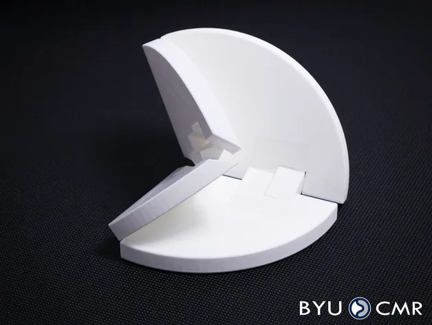 Đỉnh origami 4-Bar cho vật liệu dày