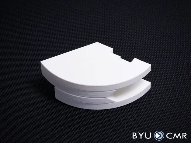 Đỉnh origami 4-Bar cho vật liệu dày