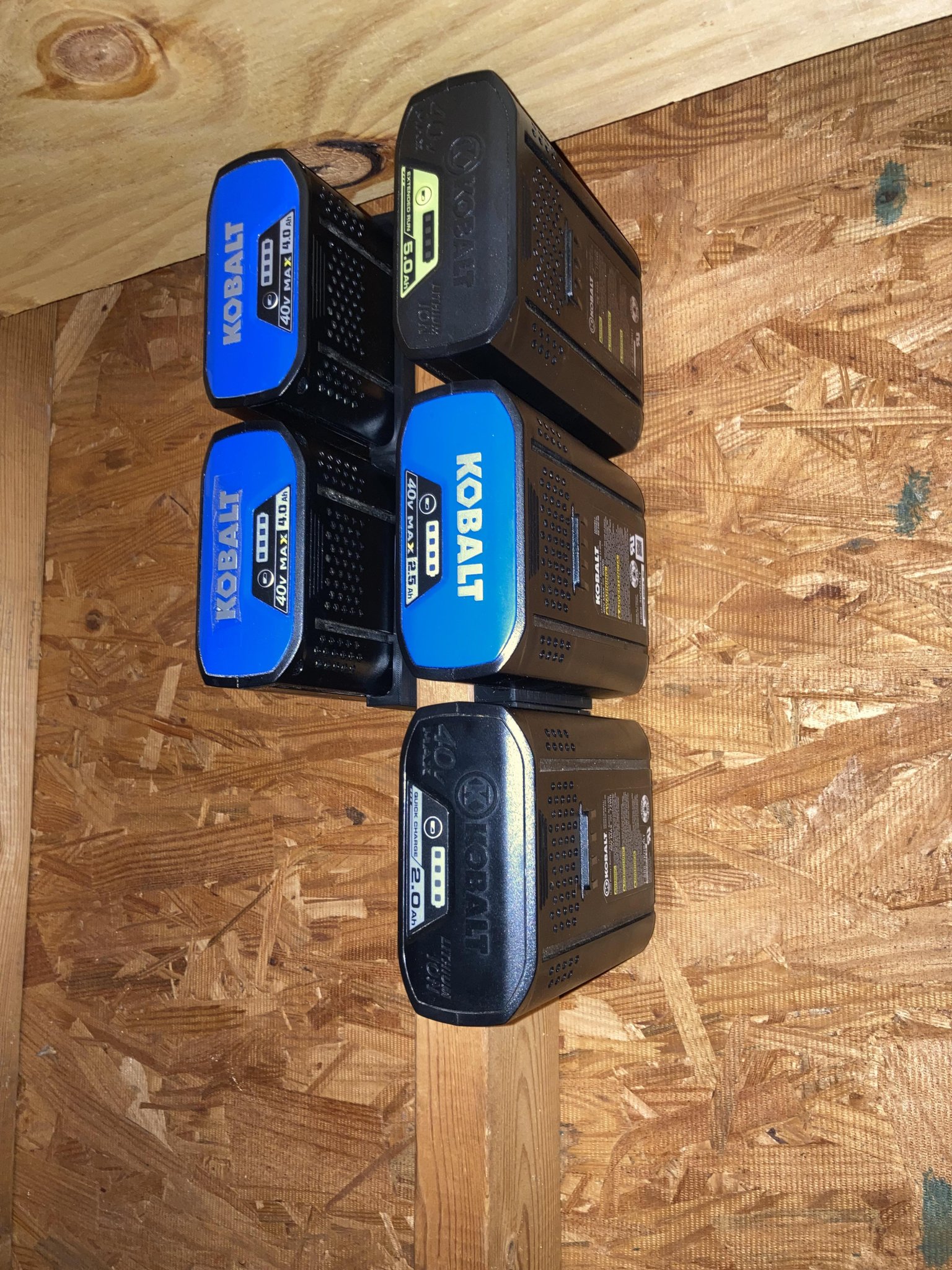 Giá đỡ treo tường cho pin Kobalt 40V