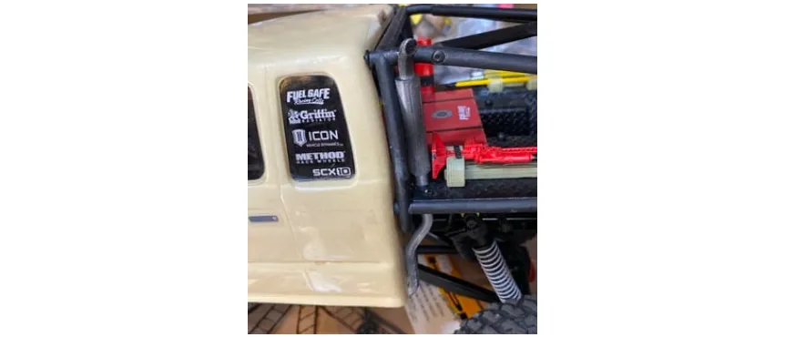 Bộ ống xả Axial SCX Honcho cho mô hình RC