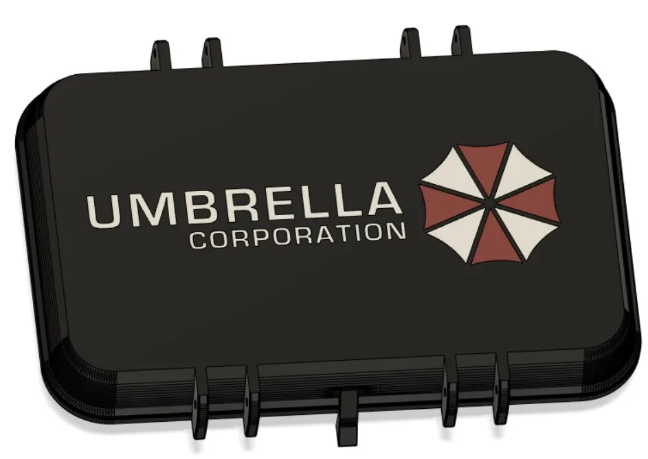 Hộp lưu trữ Bambu Labs với các nắp thương hiệu khác nhau