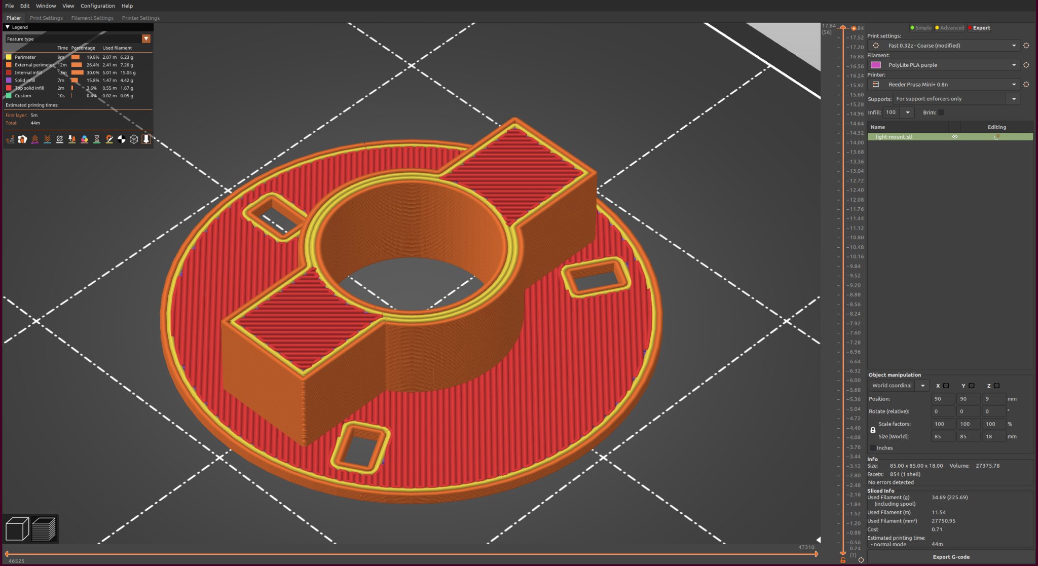 Bộ giá đỡ lắp đặt đèn Hunter™ cho quạt trần Fanimation™