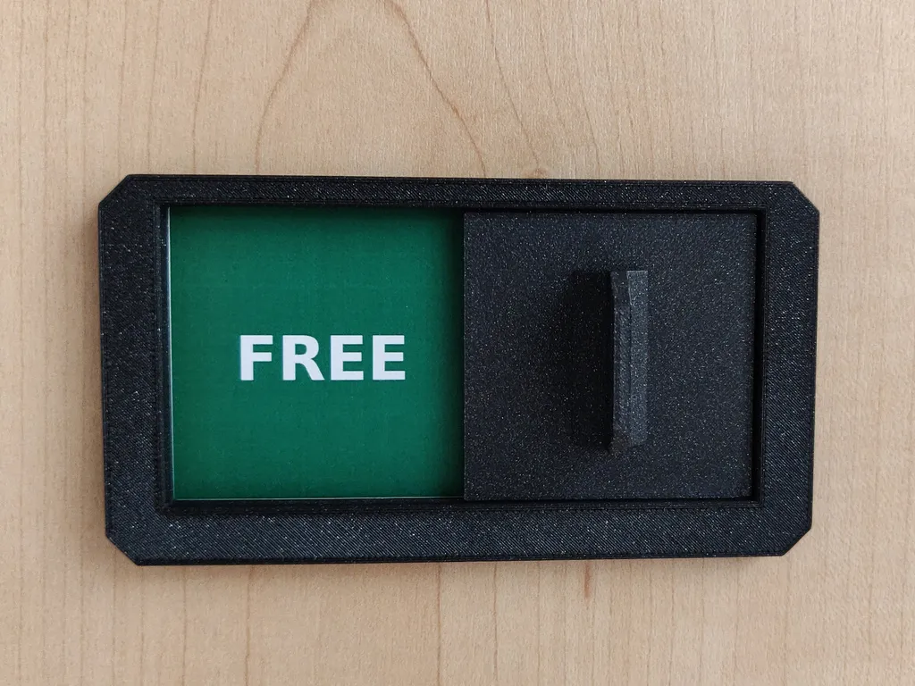 Biển chỉ dẫn cửa trượt đa năng (Chỉ báo Rảnh / Bận)