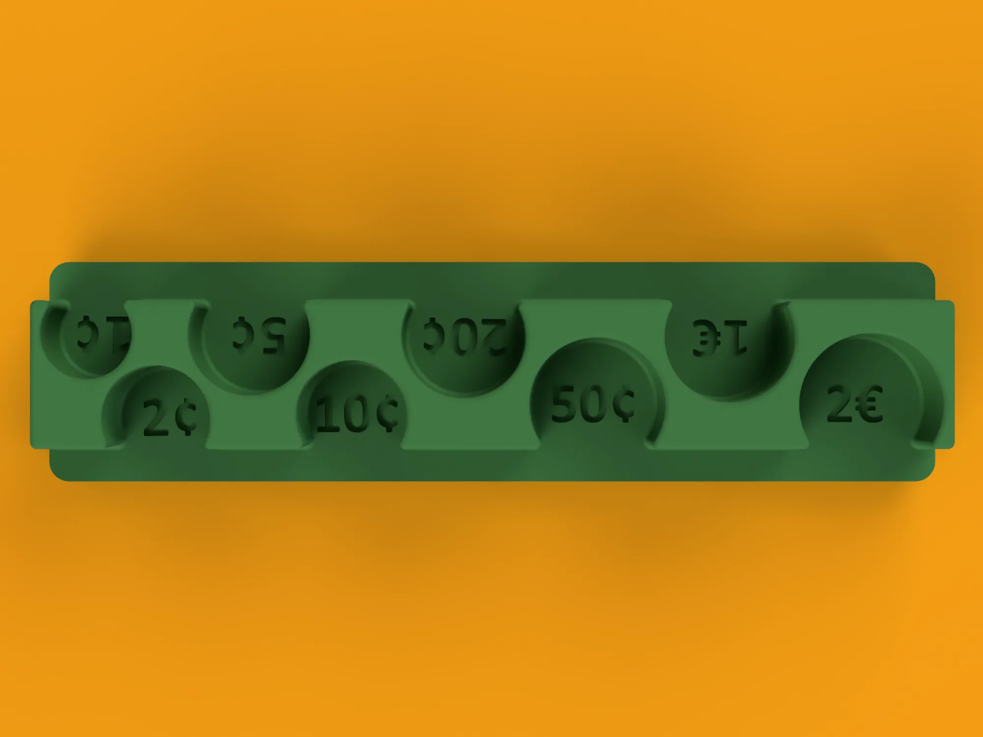 Giá đỡ / phân loại đồng euro Gridfinity