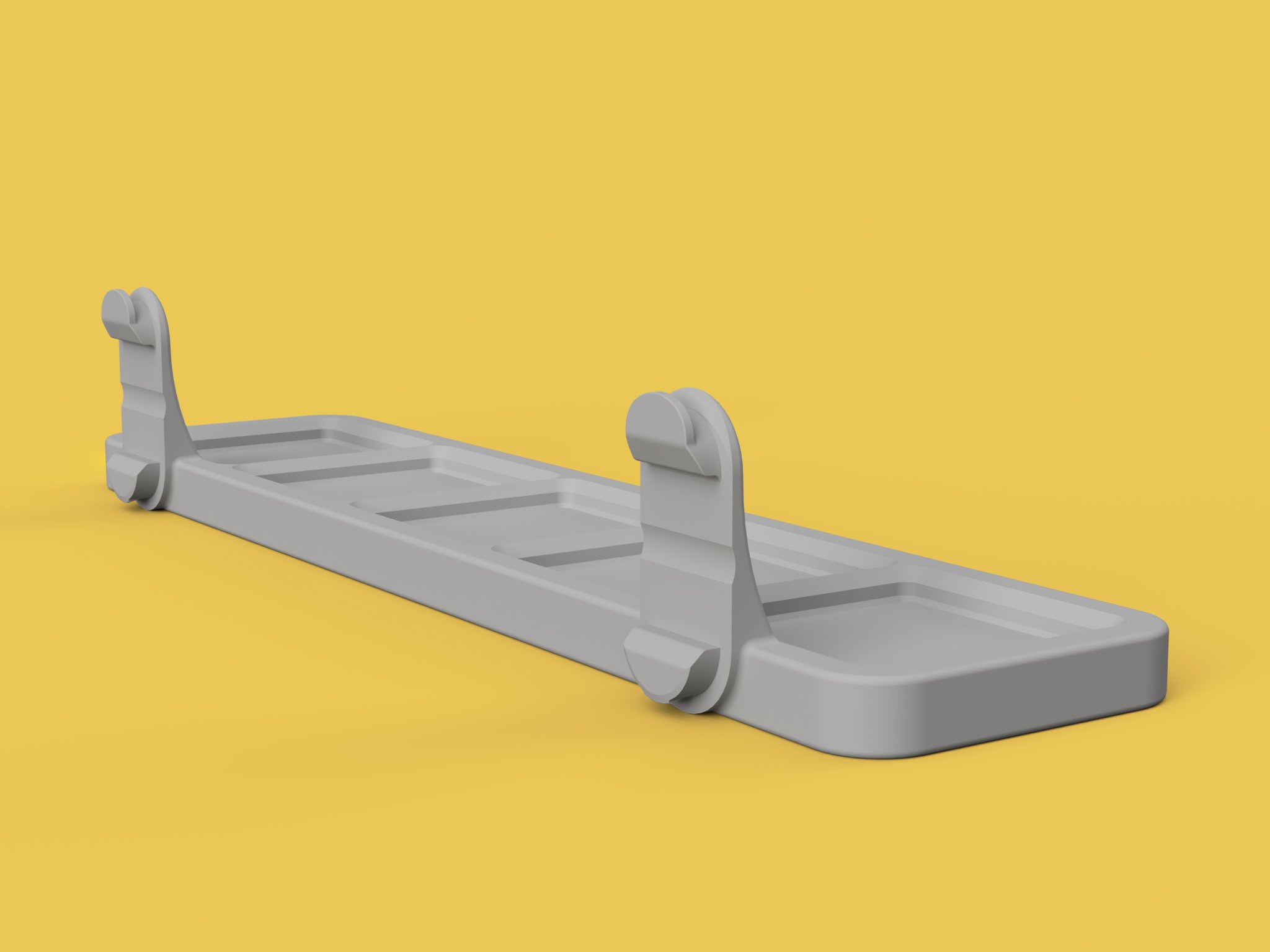 Giá đỡ Gridfinity 5x1 cho thùng máy Qube 500