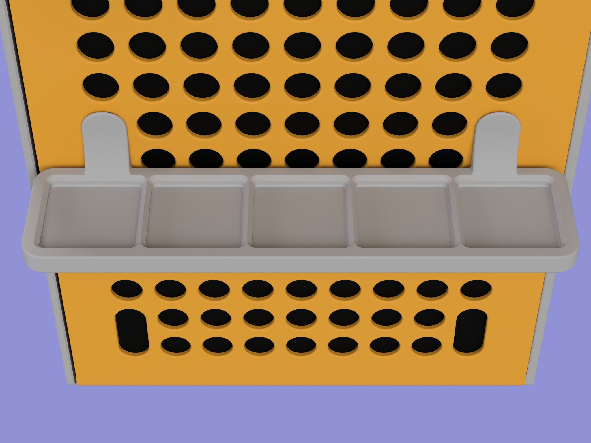 Giá đỡ Gridfinity 5x1 cho thùng máy Qube 500