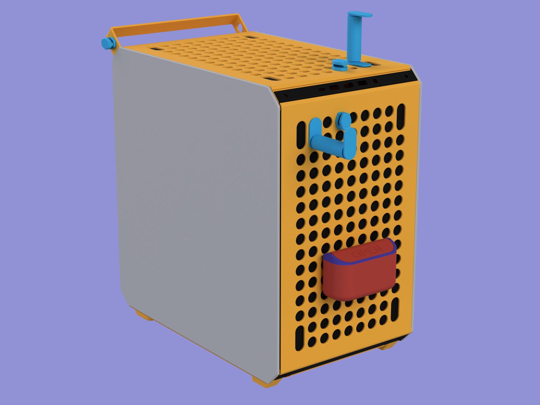 Thùng rác nhỏ Cooler Master Qube 500 cho bàn làm việc