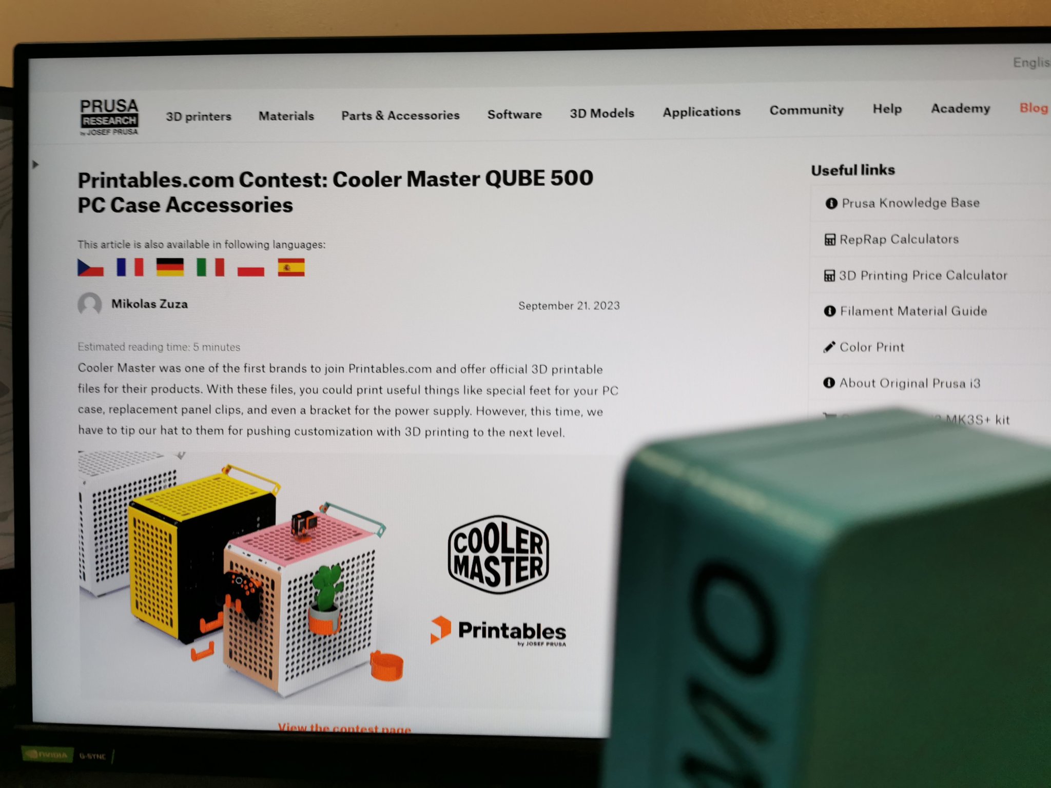 Bảng trang trí BMO cho thùng máy Qube 500