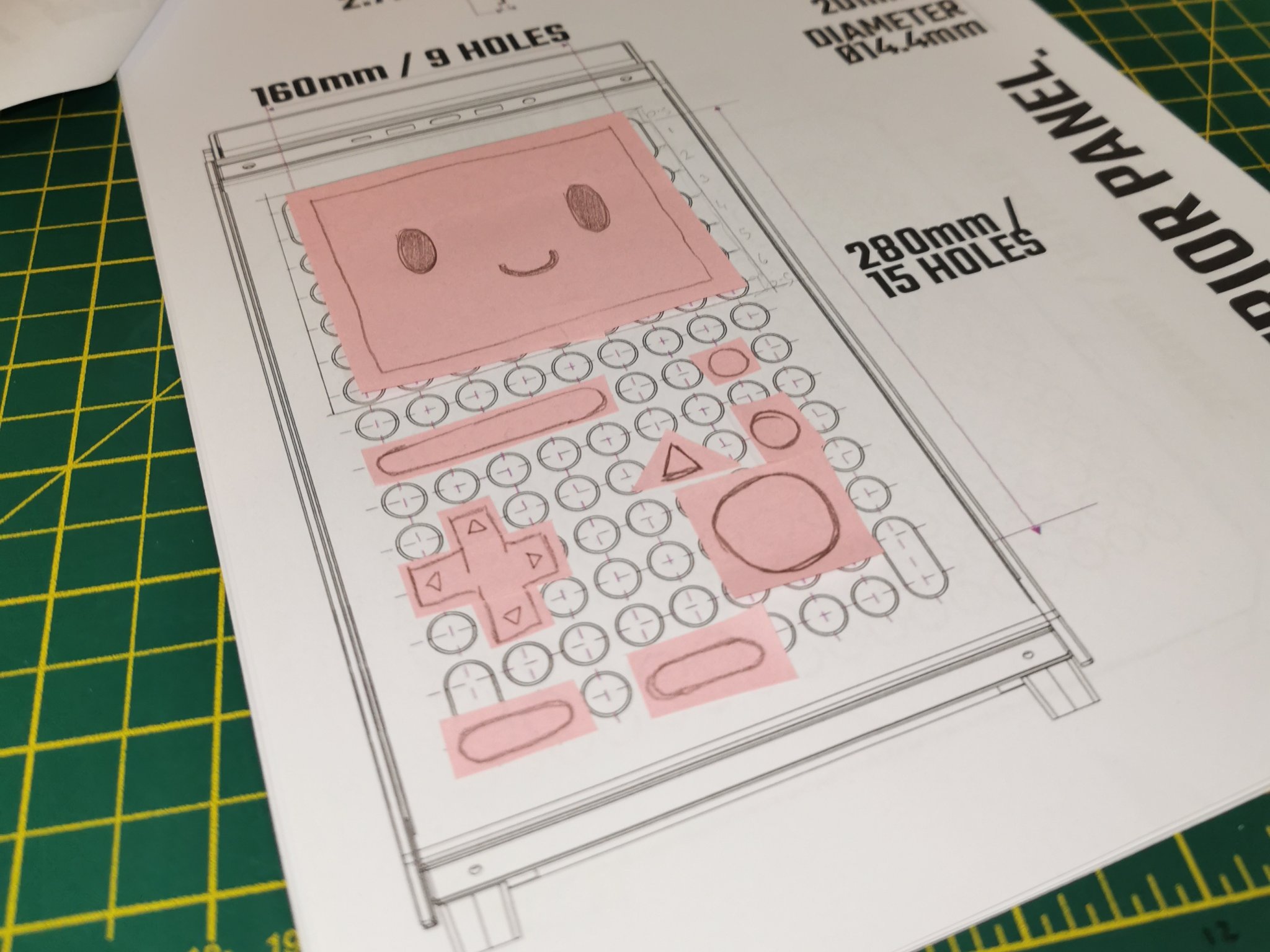 Bảng trang trí BMO cho thùng máy Qube 500