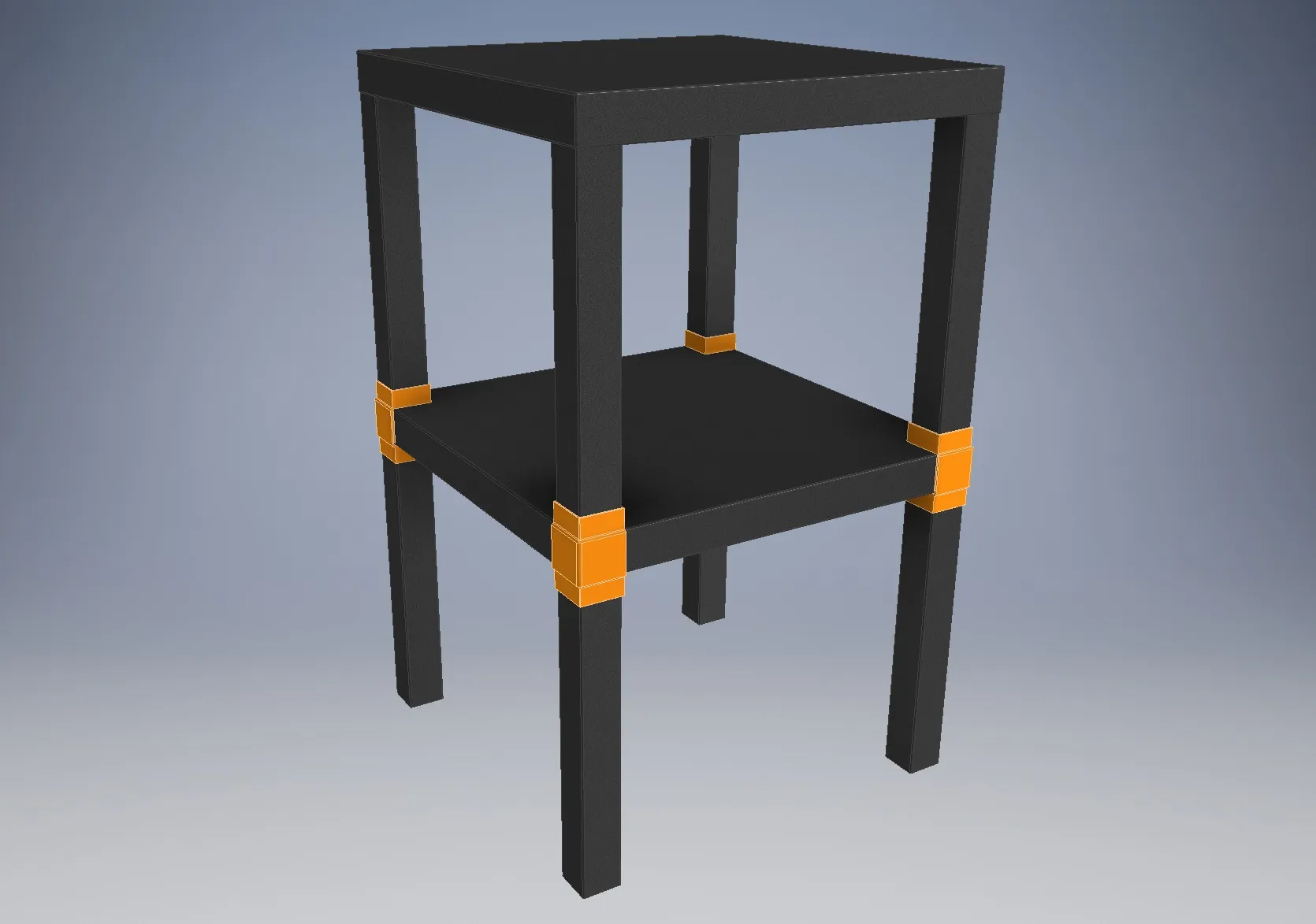 Giá đỡ cải tiến cho bàn Lack của IKEA