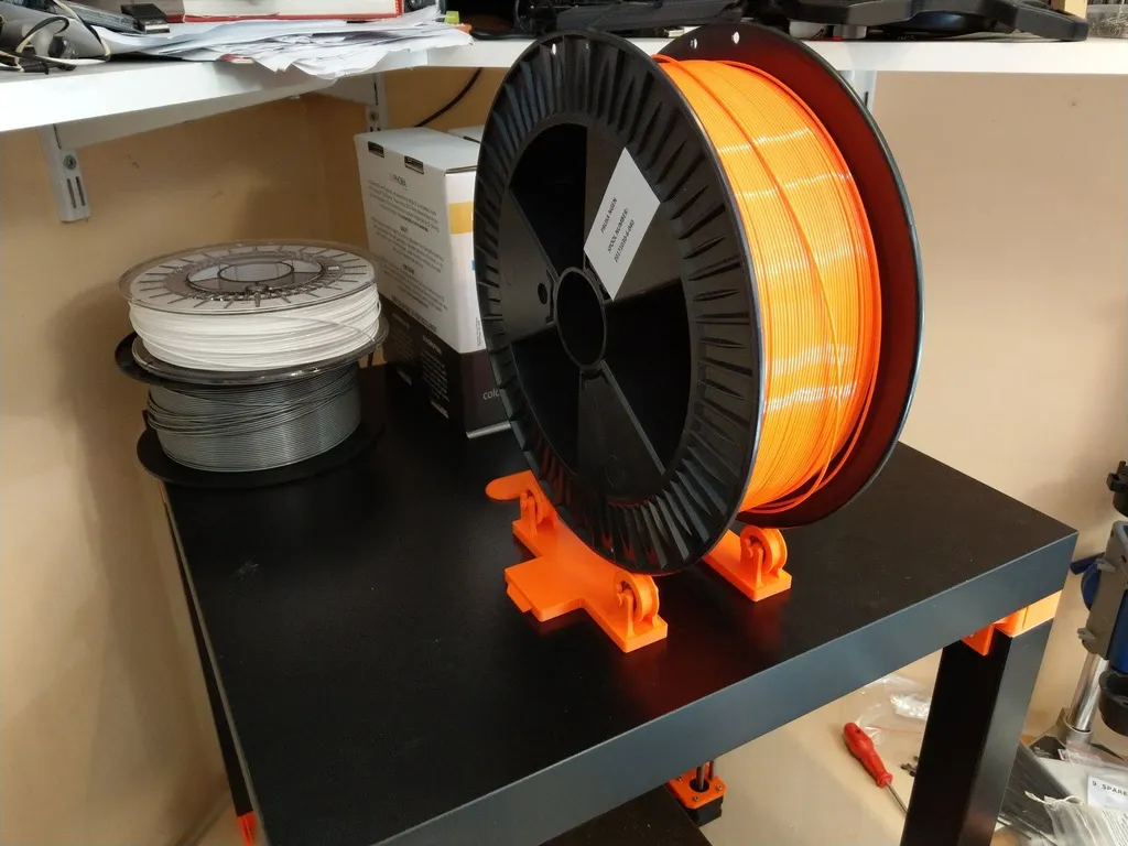 Giá đỡ cuộn filament lớn với bạc đạn