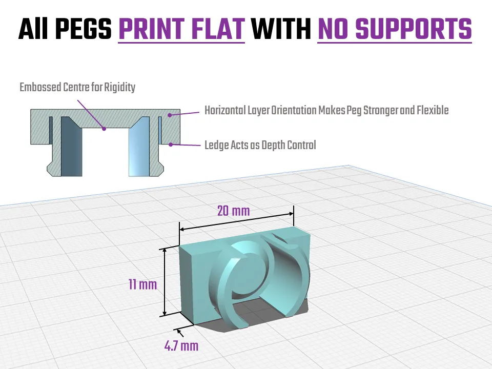 Giá đỡ peg tối ưu cho Cooler Master QUBE 500