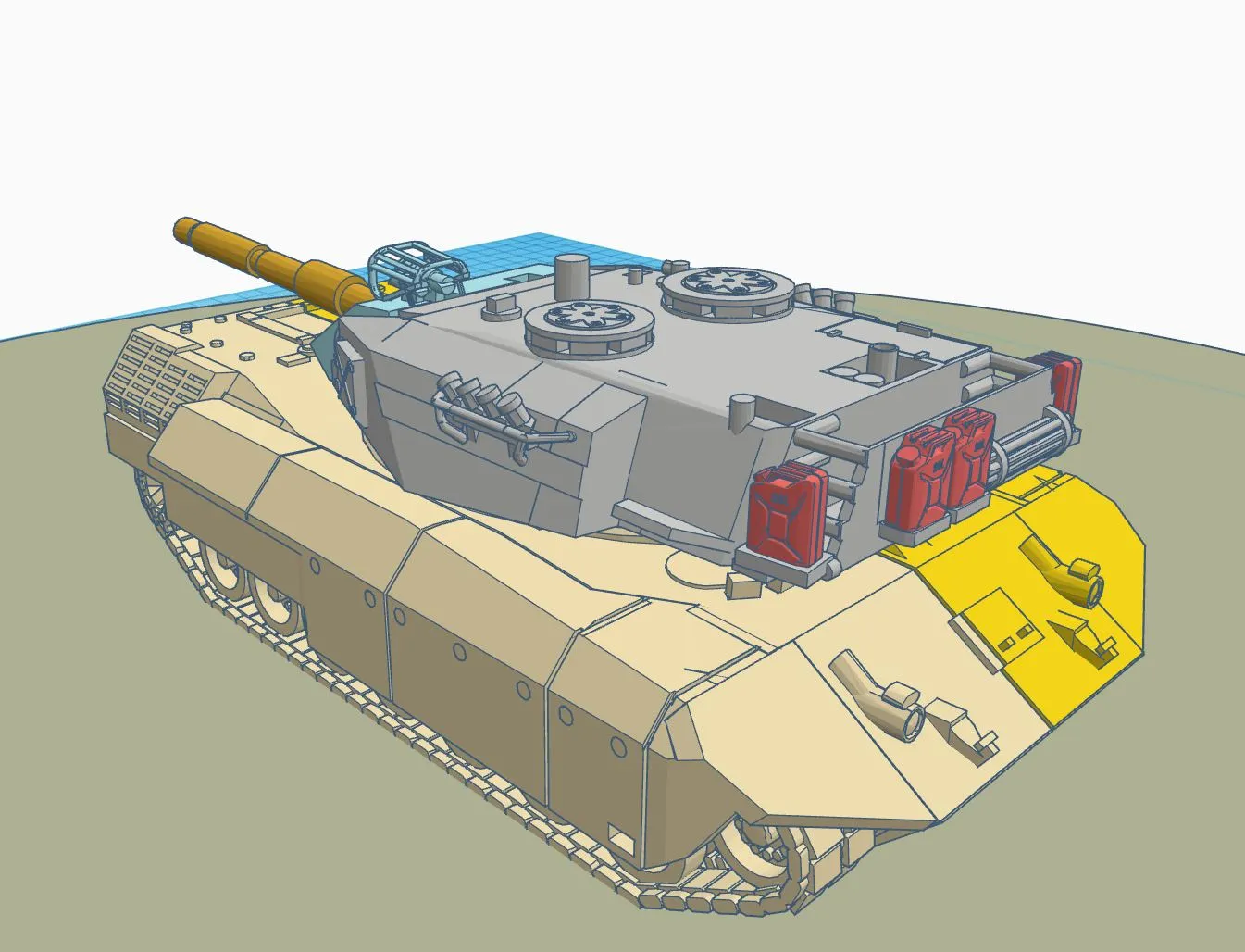 Xe tăng báo đốm với nòng súng di động và tính năng mở rộng