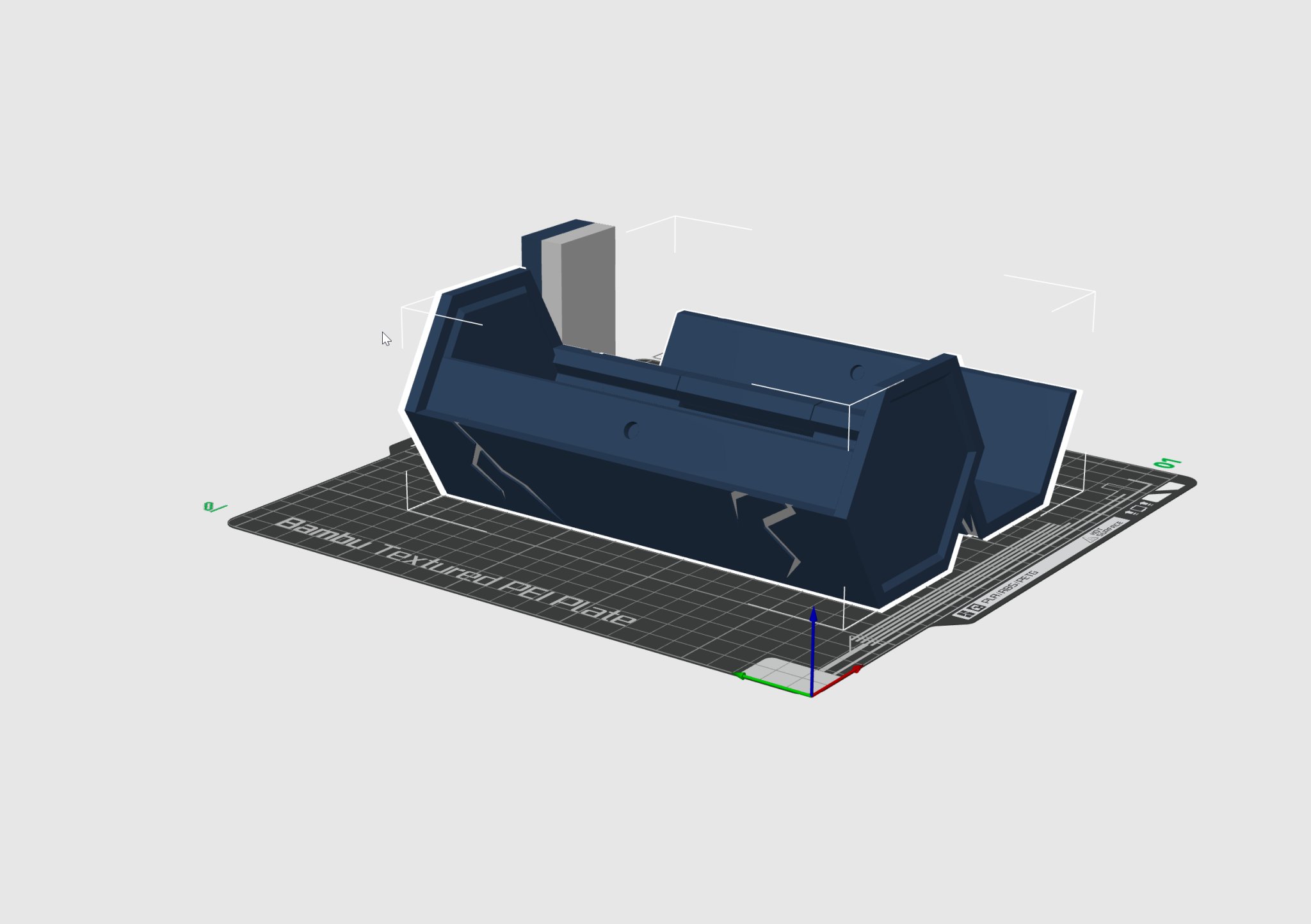 Hộp lưu trữ hình lục giác với họa tiết tia chớp