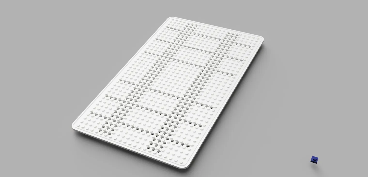 Bảng gạch cho thùng máy Cooler Master QUBE500 tương thích LEGO