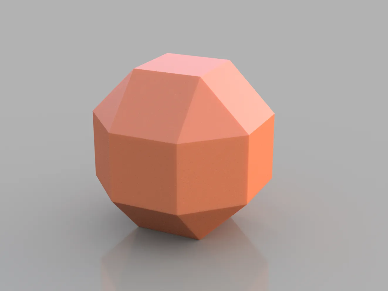 Hình cầu đa diện thấp poly: Rhombicuboctahedron
