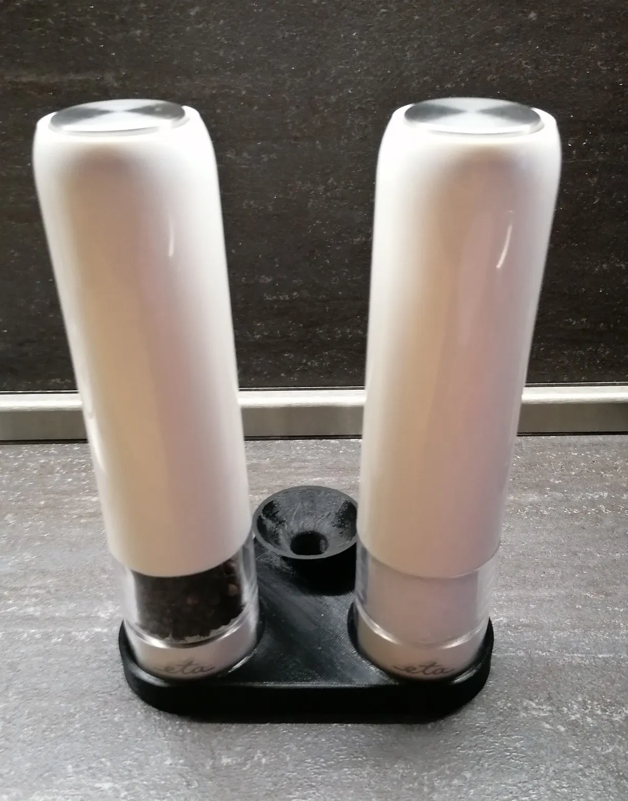 Đế đỡ cho máy xay muối và tiêu ETA với phụ kiện tiện lợi