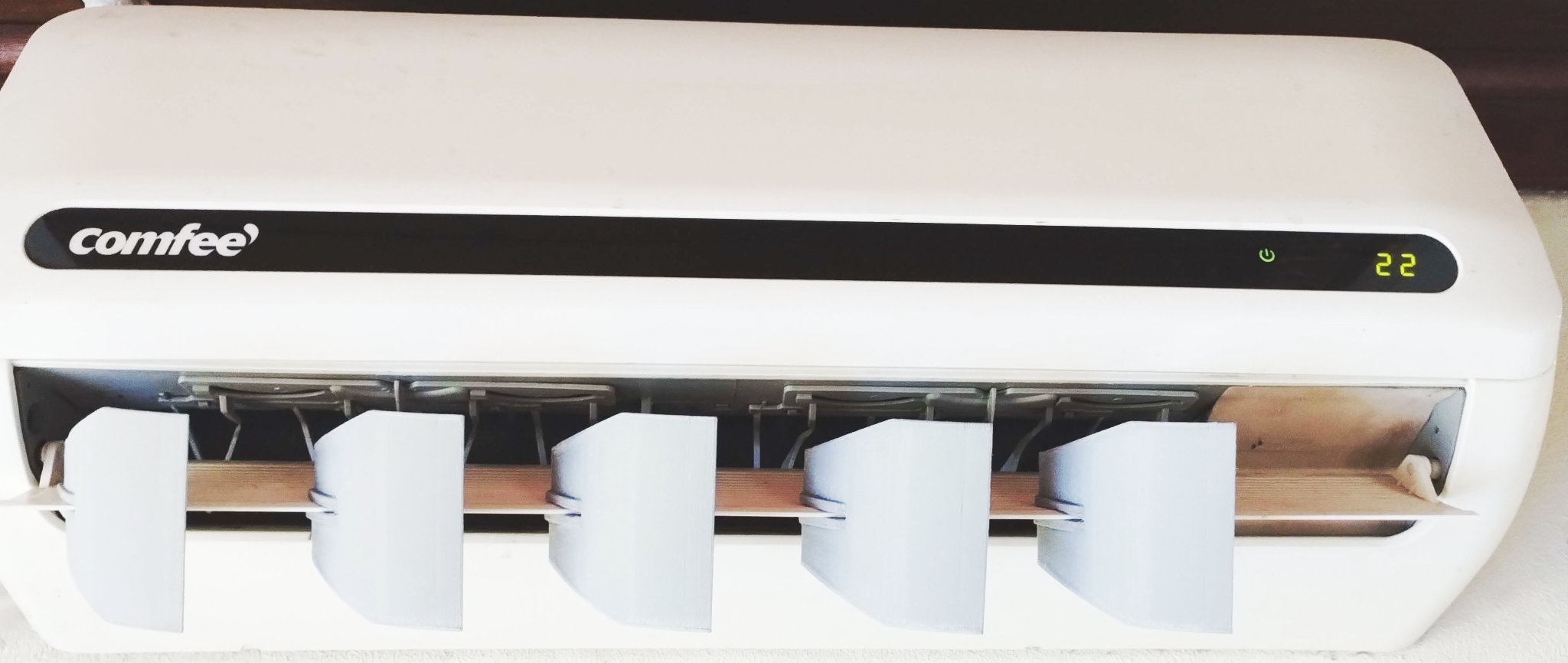 Bộ phận khuếch tán không khí điều hòa với cánh quạt bổ sung