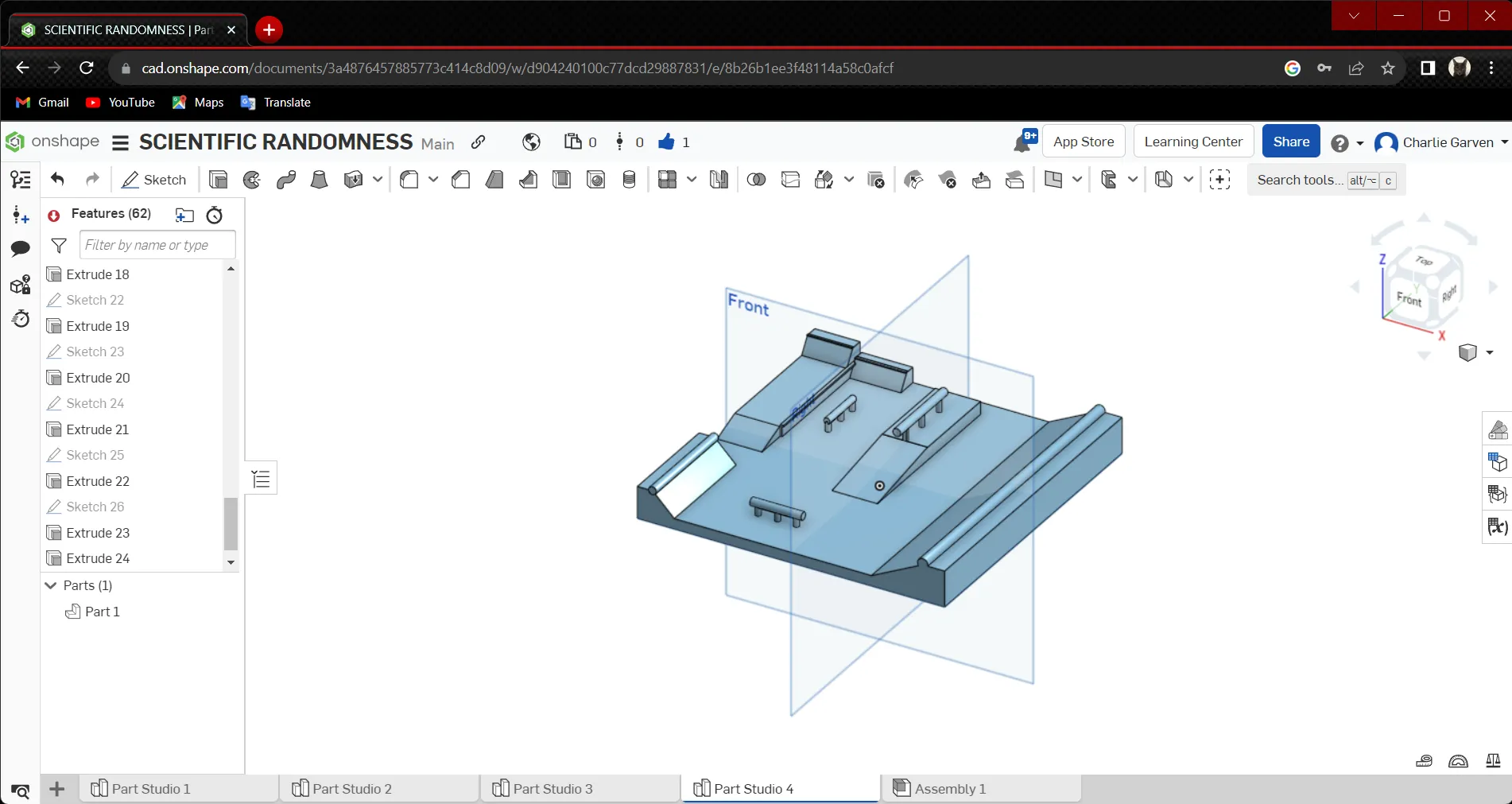 Công viên fingerboard thú vị để giải trí