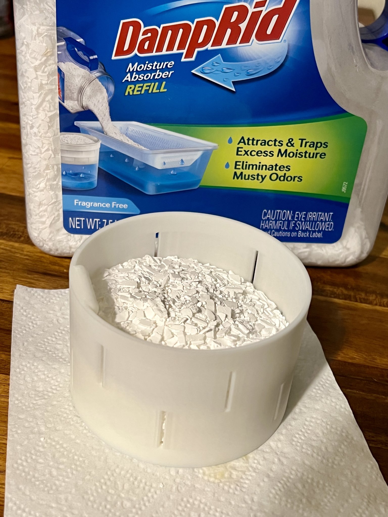 Bình chứa DampRid - Có thể nạp lại với tinh thể DampRid