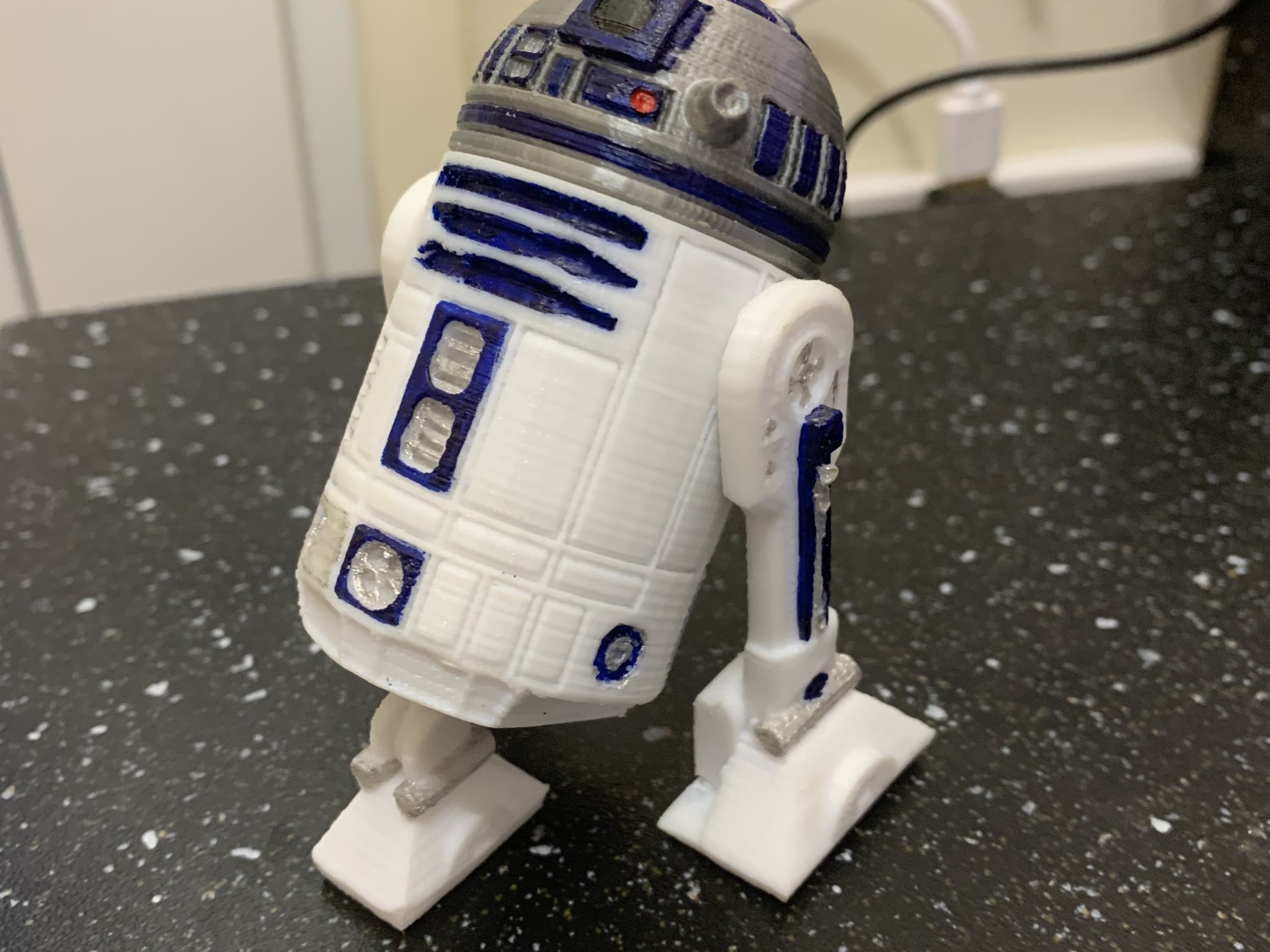Đồ chơi xếp hình r2d2 phiên bản khó cấp độ 2 trong Star Wars