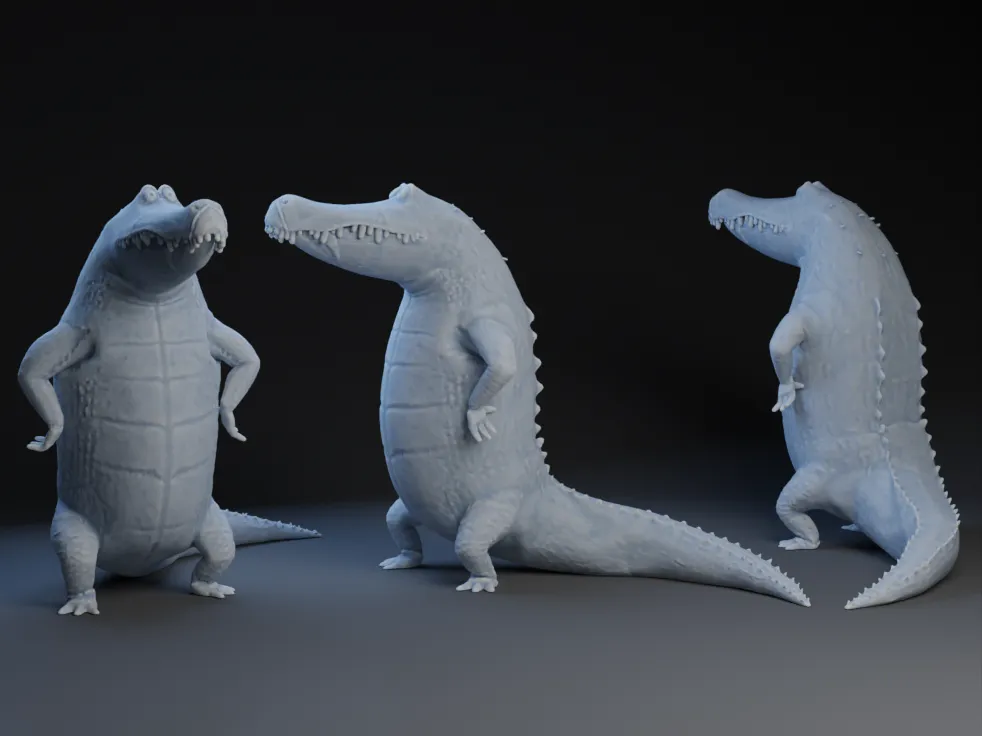 Nhân vật Roger từ Madagascar trong phong cách hoạt hình