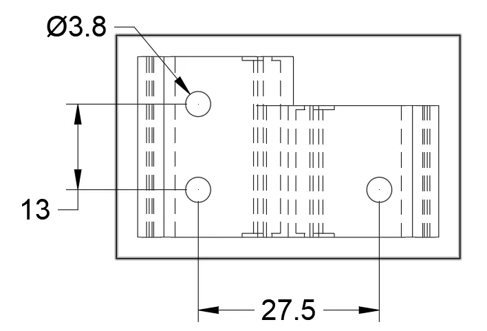 Giá đỡ V clip góc Wago 2 x 221-412 + 1 x 221-413