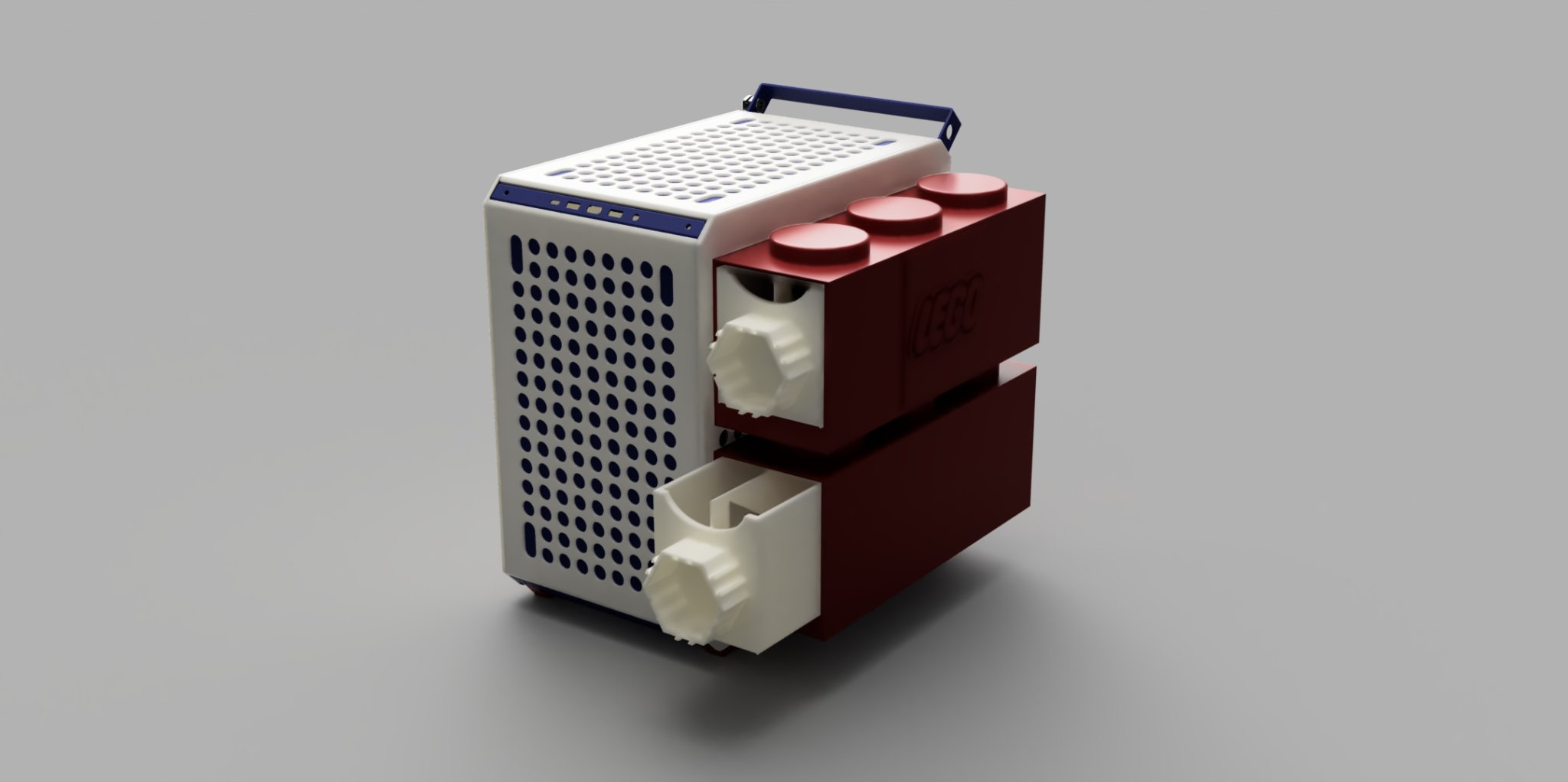 Hộp LEGO cho thùng máy Cooler Master QUBE500