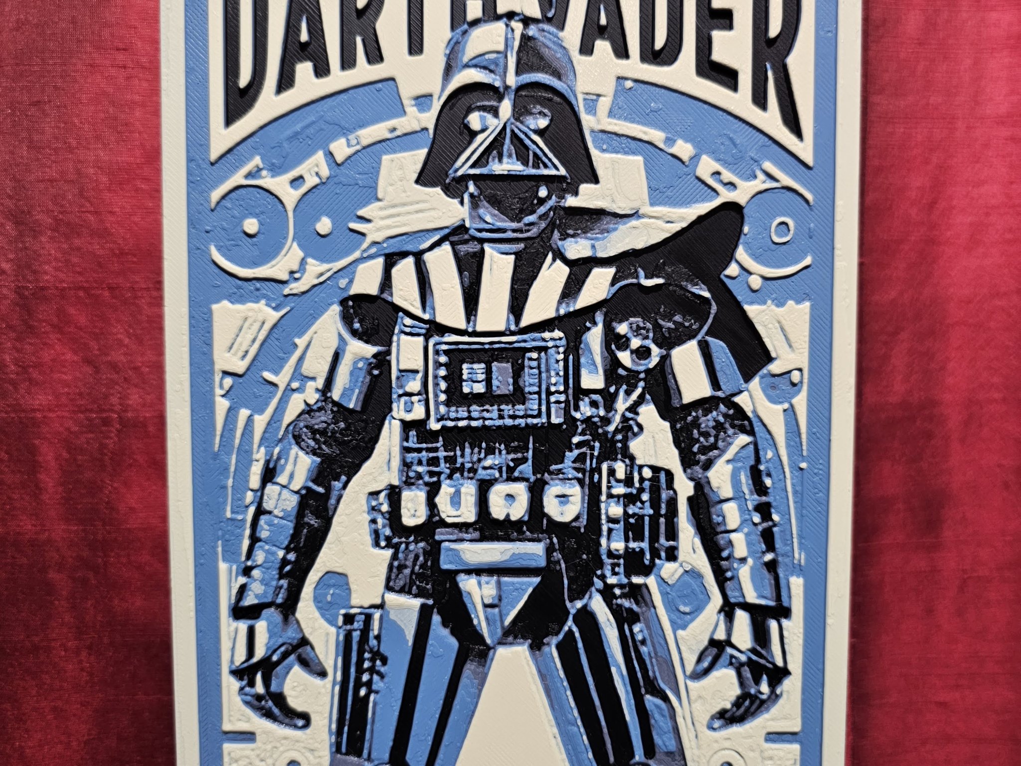 Bản thiết kế chi tiết Sith của nghệ thuật tường Darth Vader