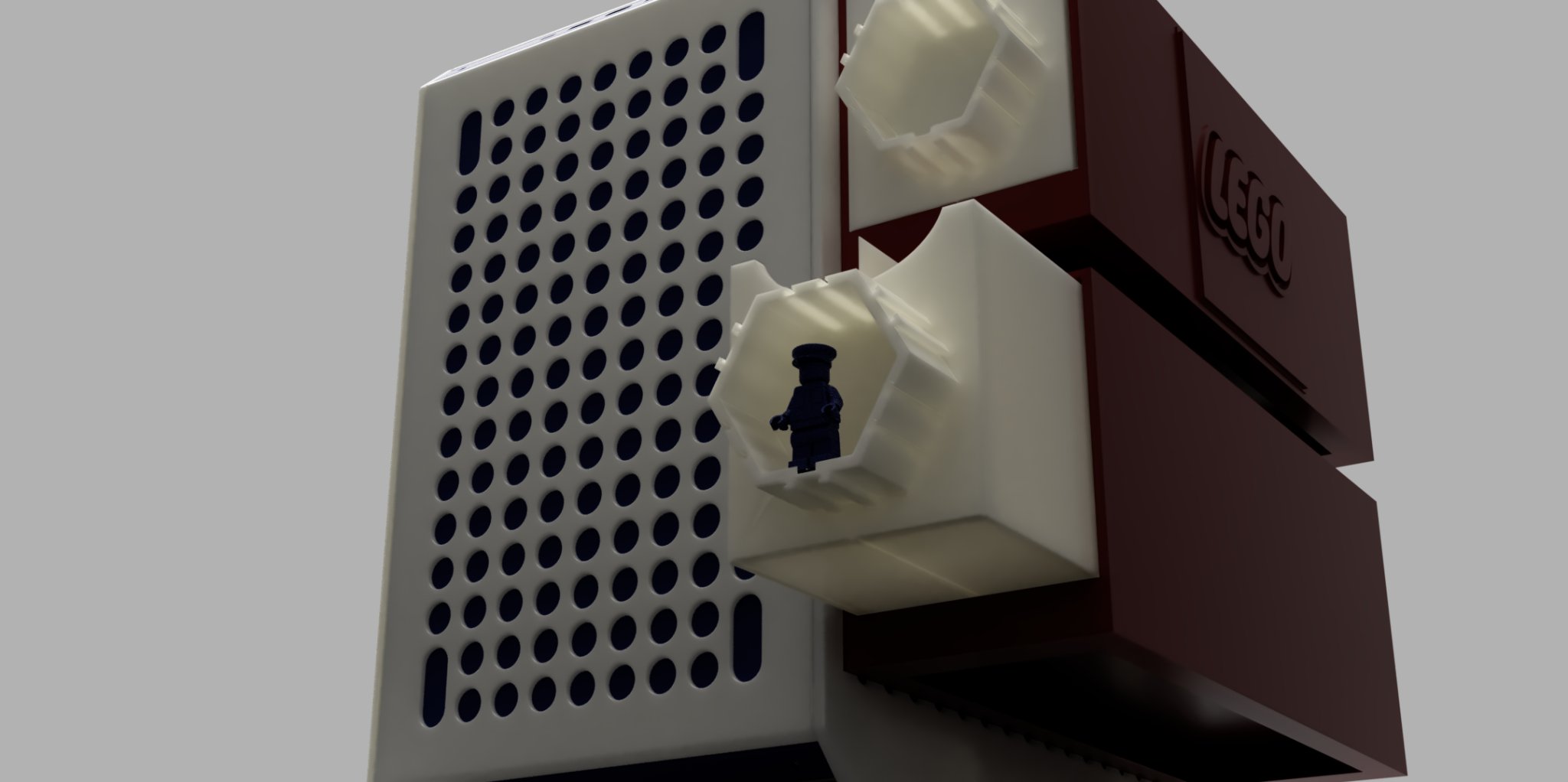 Hộp LEGO cho thùng máy Cooler Master QUBE500