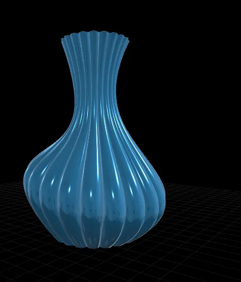 Bình hoa hiện đại chảy tinh tế