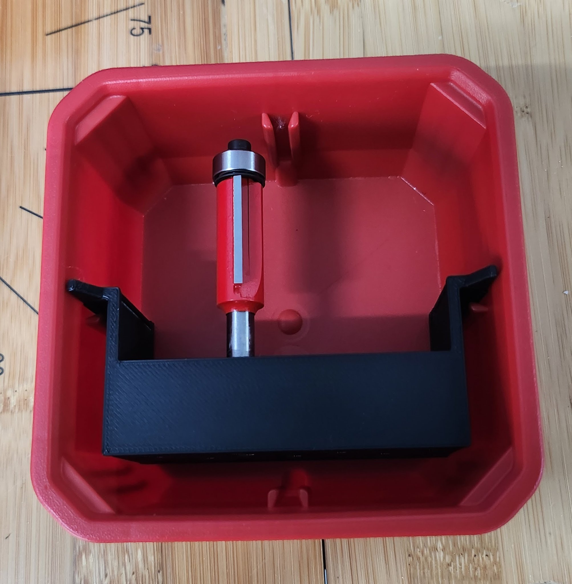 Giá đỡ lưu trữ bit router dài ¼" cho bộ tổ chức Packout