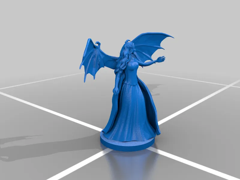 Nữ hoàng quỷ với đôi cánh rồng