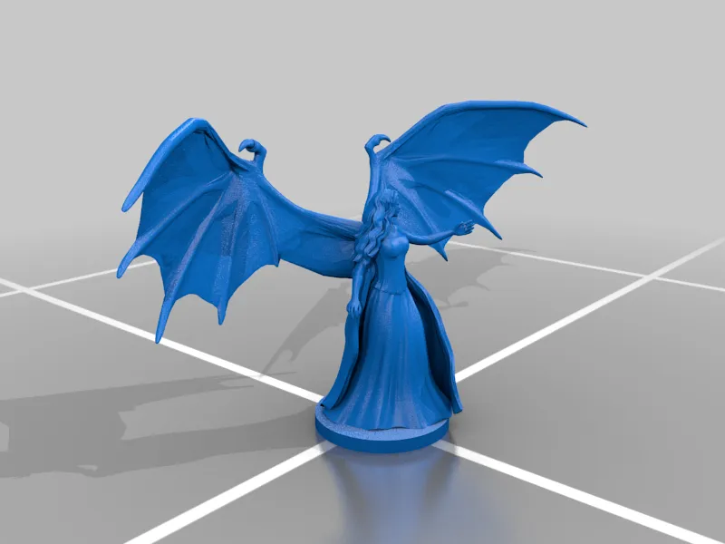 Nữ hoàng quỷ với đôi cánh rồng