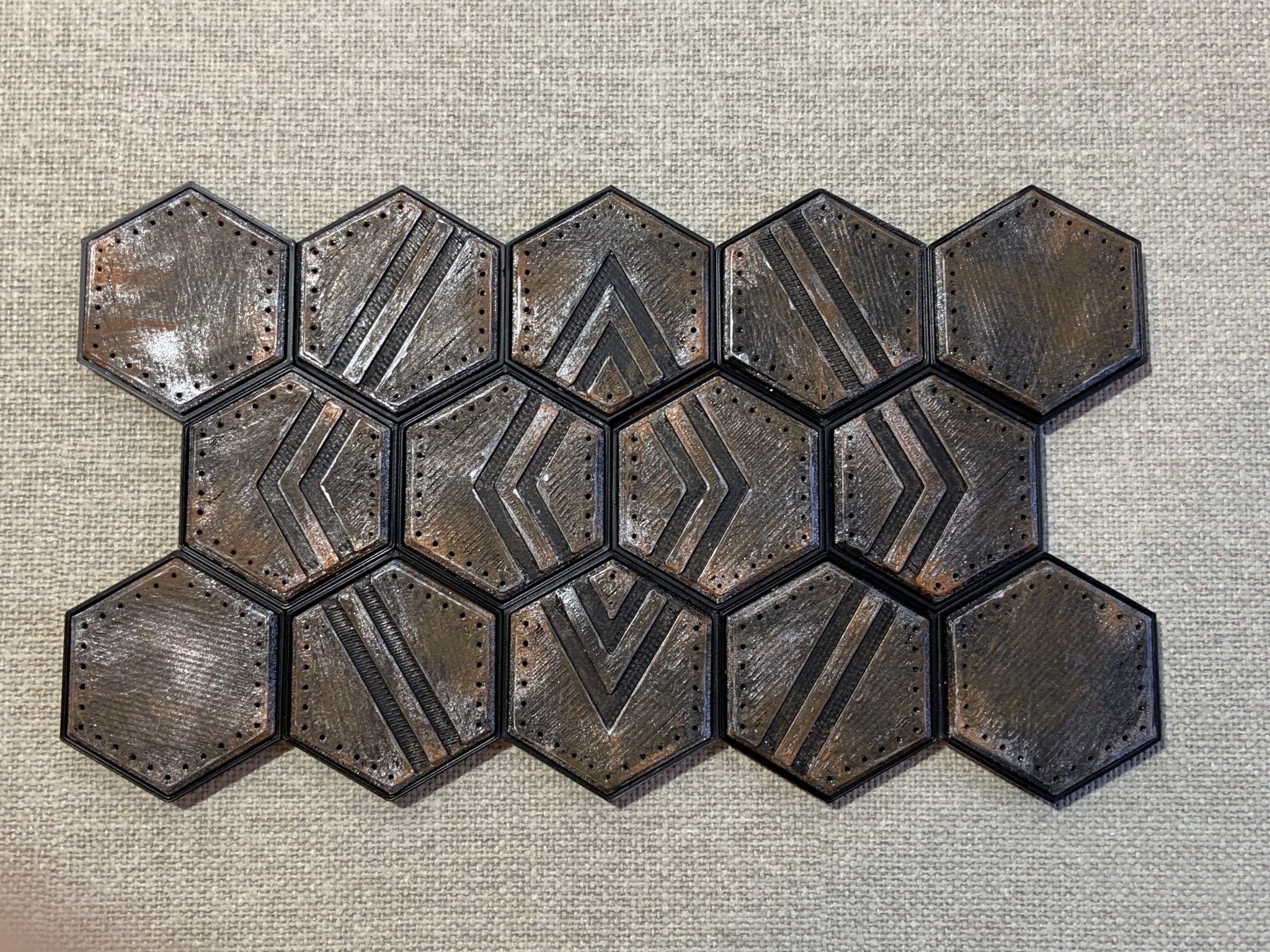 Gạch lát sàn kim loại cho hệ thống MagHex