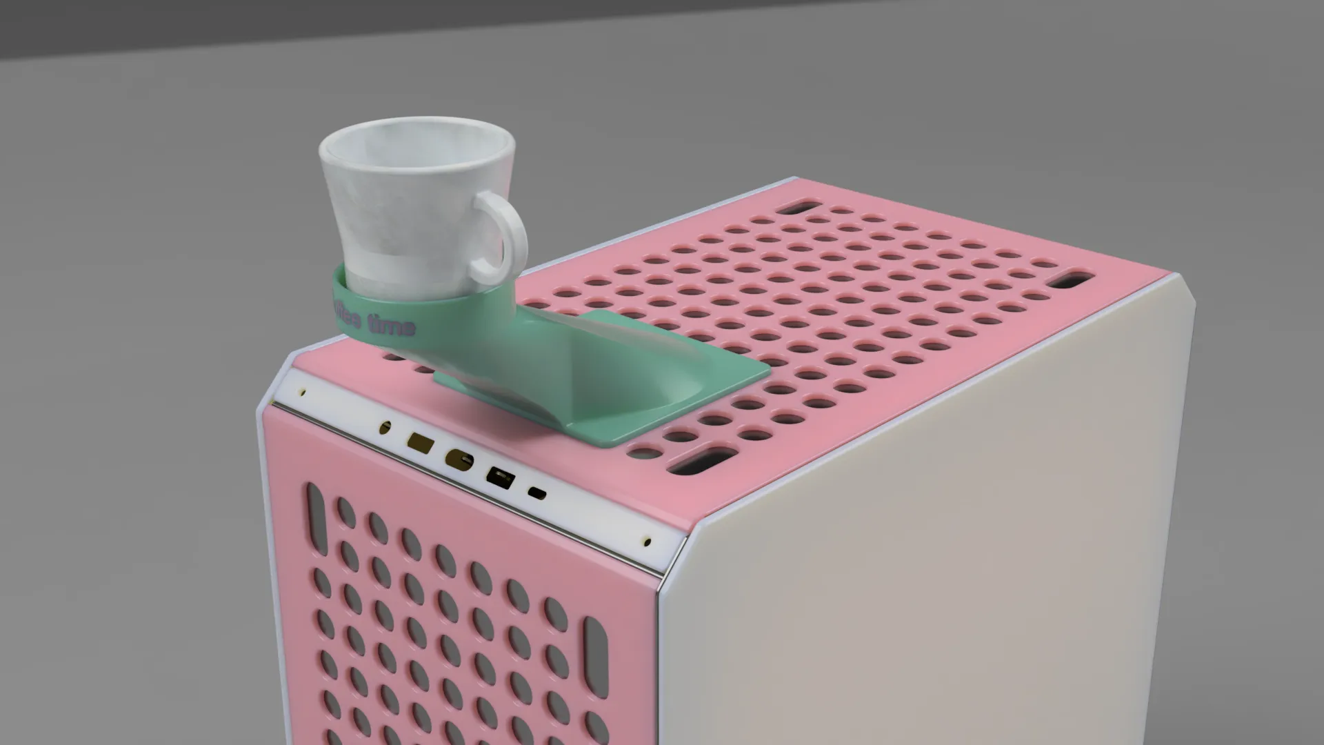 Giá đỡ cốc giữ nhiệt cho máy tính Cooler Master Qube 500