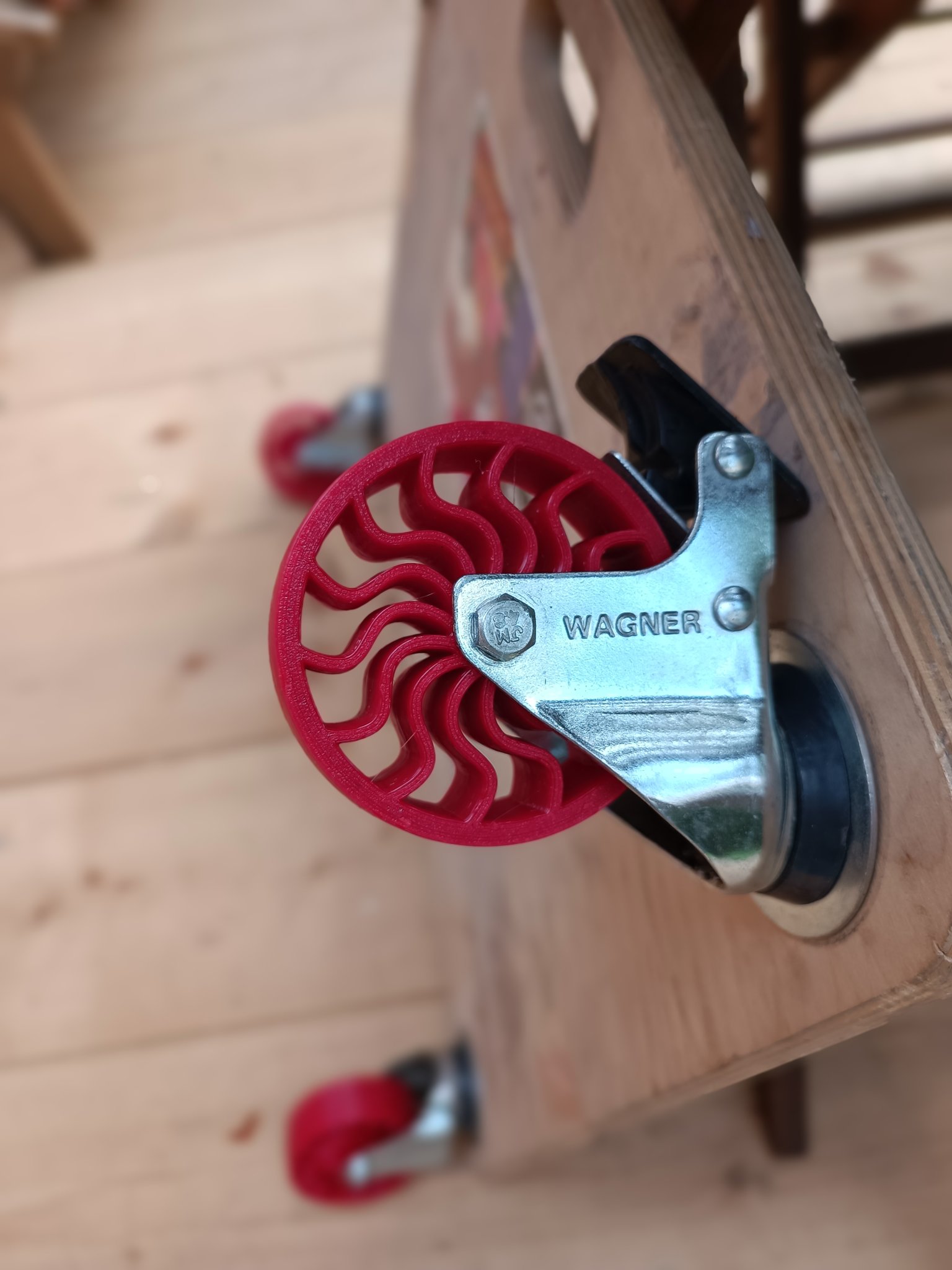 Bánh xe thay thế cho khay 200kg kích thước 75x30x6