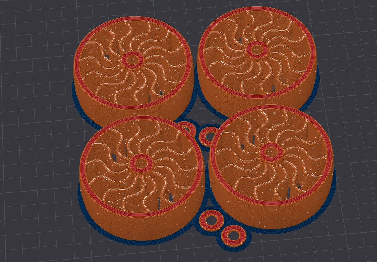 Bánh xe thay thế cho khay 200kg kích thước 75x30x6