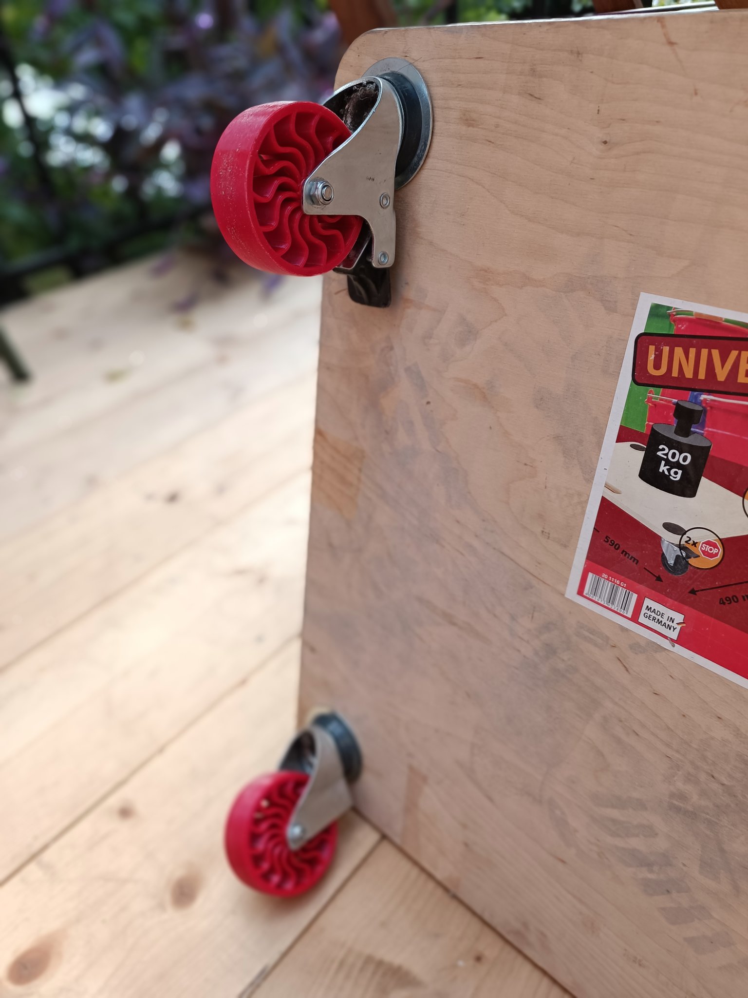 Bánh xe thay thế cho khay 200kg kích thước 75x30x6