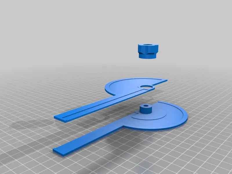 Goniometro với thiết kế tùy chỉnh và tay nắm M6x20