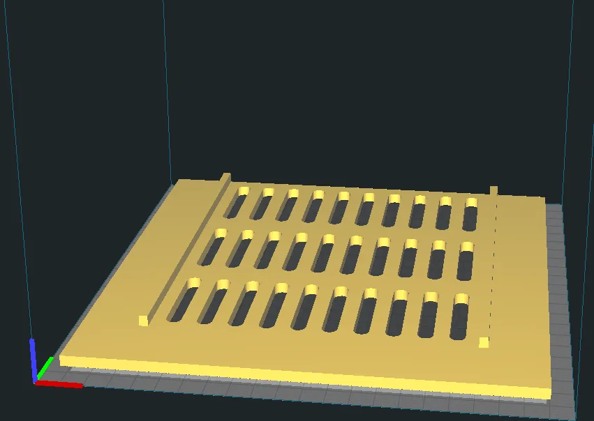 Lưới thông gió kích thước 202.5 x 205 mm