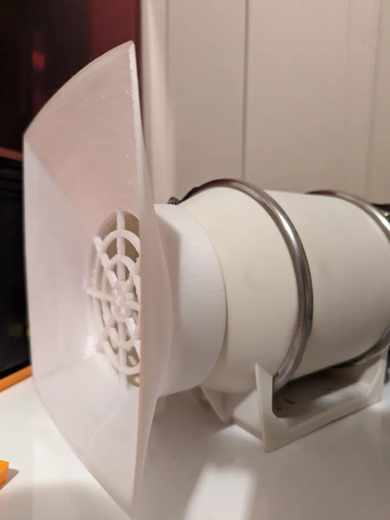 Họng hút cho quạt hút 4' với kích thước đa dạng