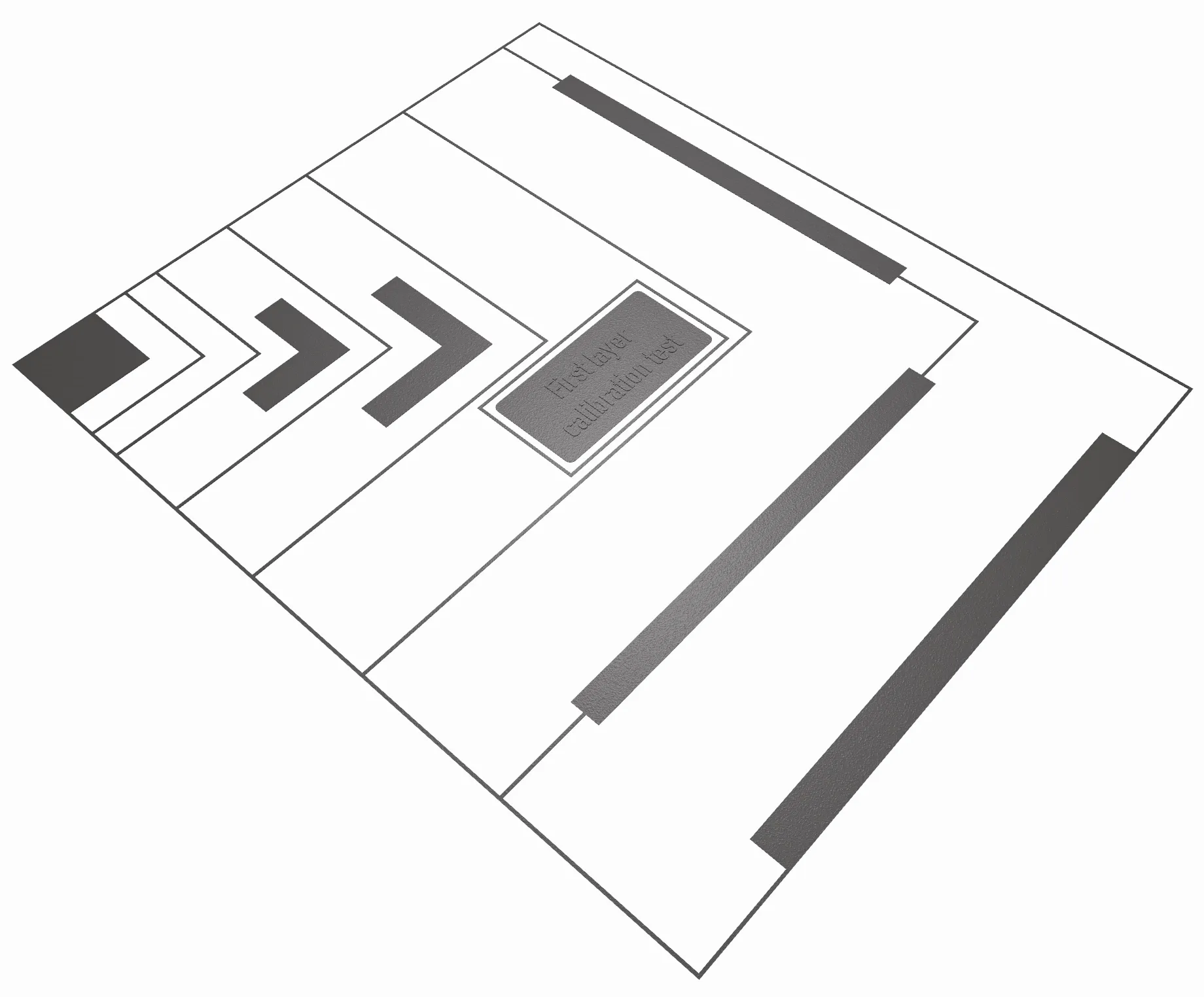 Kiểm tra căn chỉnh lớp đầu tiên và cân bằng giường in