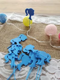 Đế trang trí hình Barbie cho bánh ngọt