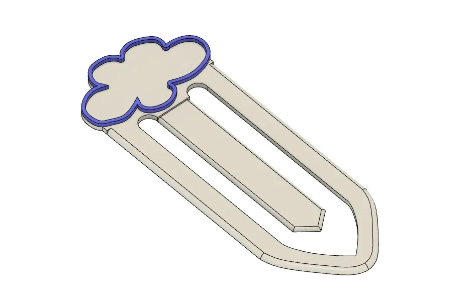 Dấu trang tùy chỉnh đơn giản cho sách