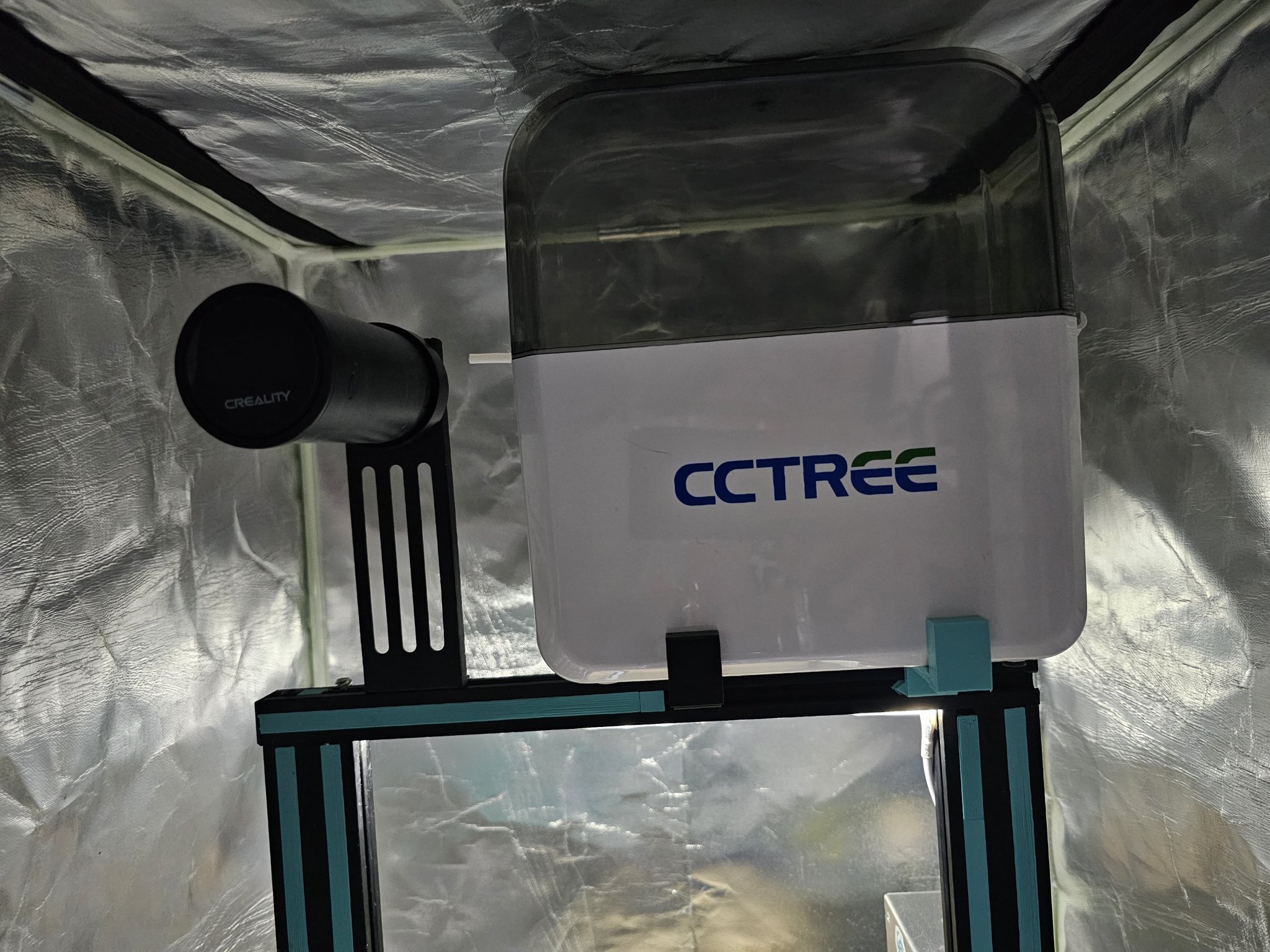 Giá đỡ máy sấy filament cho Ender 3 cctree rộng hơn